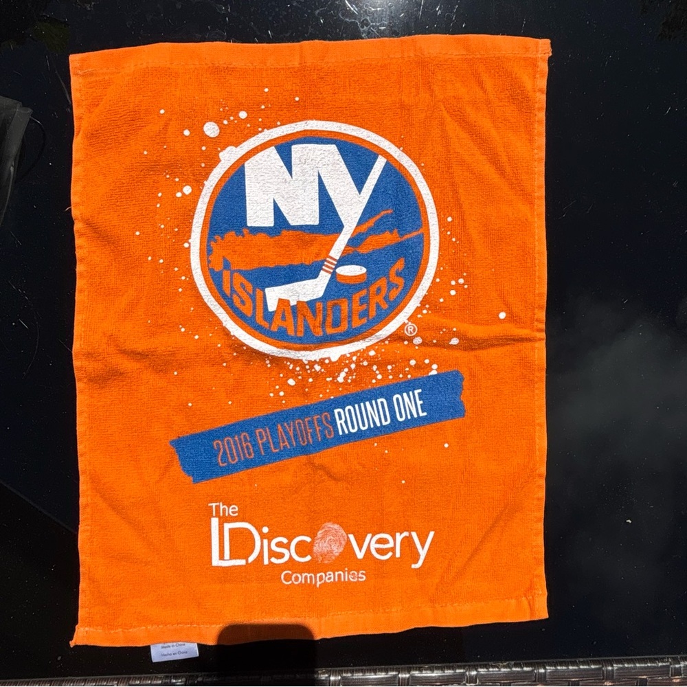 Orange NY Islanders Playoffs Towel